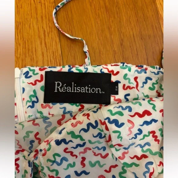 Realisation Par THE ANA Camisole in White Squiggle, size XS - Picture 5 of 15